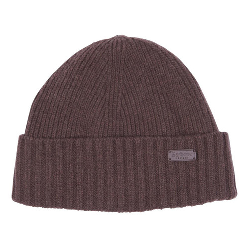 Mid Brown Barbour Mens Carlton Beanie