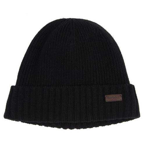 Black Barbour Mens Carlton Beanie
