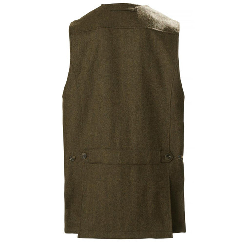 Dunmhor Musto Mens Stretch Technical Tweed Waistcoat Back