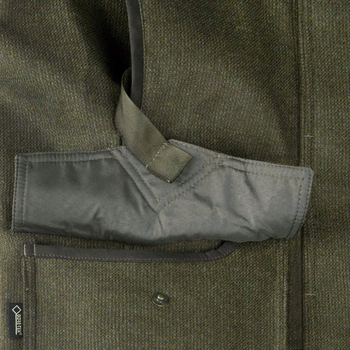Dunmhor Musto Stretch Technical Gore Tex Tweed Jacket Pocket Detail