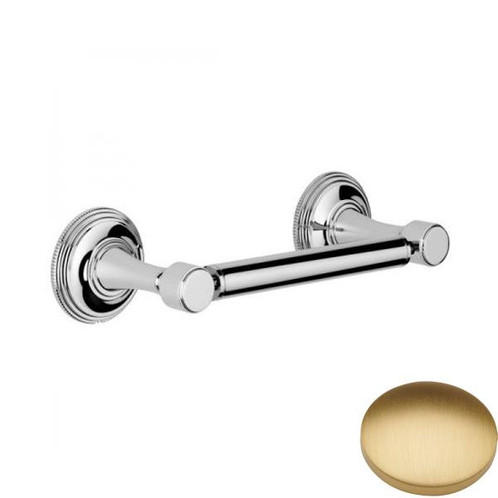 Brushed Gold Matt Samuel Heath Style Moderne Double Post Toilet Roll Holder N6652