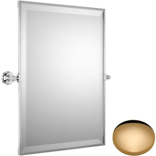 Non-Lacquered Brass Samuel Heath Style Moderne Framed Mirror L6743-C