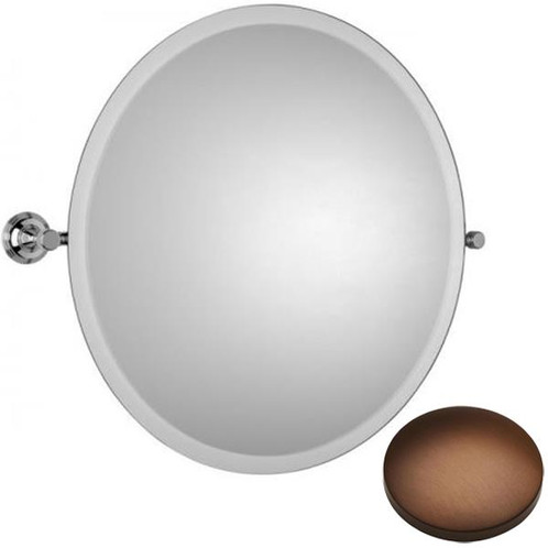 Country Bronze Samuel Heath Style Moderne Round Tilting Mirror L6745