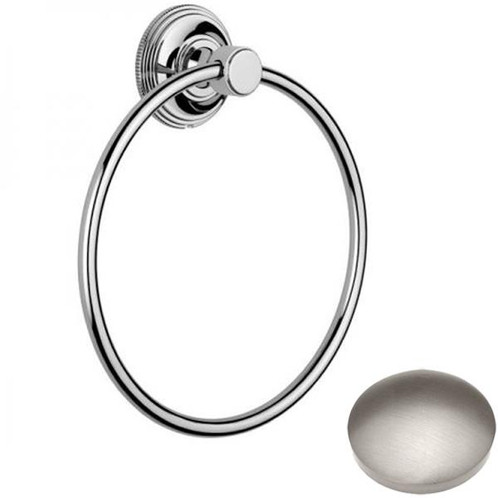 Stainless Steel Finish Samuel Heath Style Moderne Towel Ring N6698