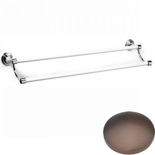 City Bronze Samuel Heath Fairfield Ceramic Double Towel Rail N9562-B