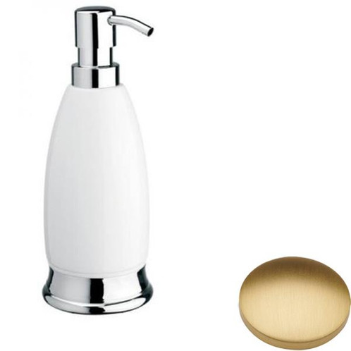 Brushed Gold Matt Samuel Heath Fairfield Freestanding Liquid Soap Dispenser N9566
