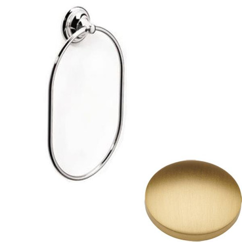 Brushed Gold Matt Samuel Heath Fairfield Towel Ring N9538