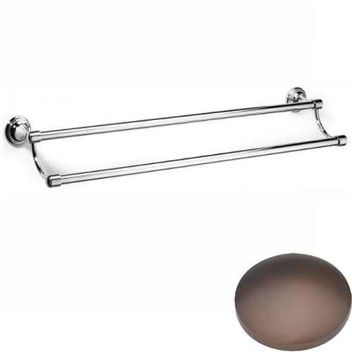 City Bronze Samuel Heath Fairfield Double Towel Rail N9552