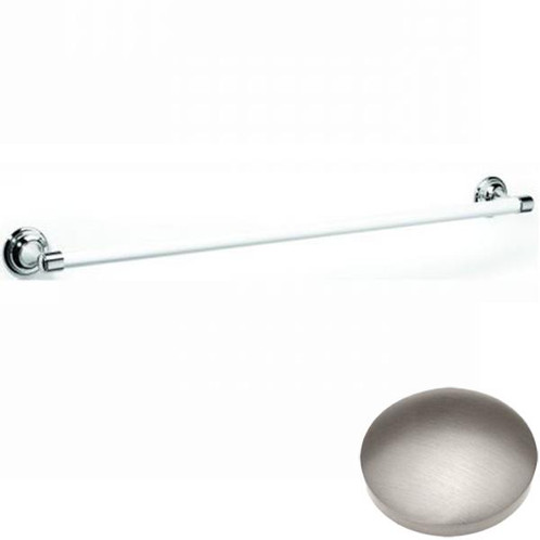 Stainless Steel Finish Samuel Heath Fairfield Single Ceramic Towel Rail N9561