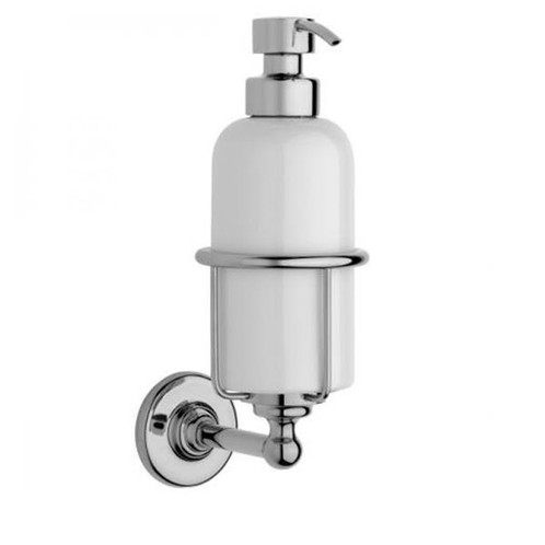 Chrome Plated Samuel Heath Antique Liquid Soap Dispenser N4347