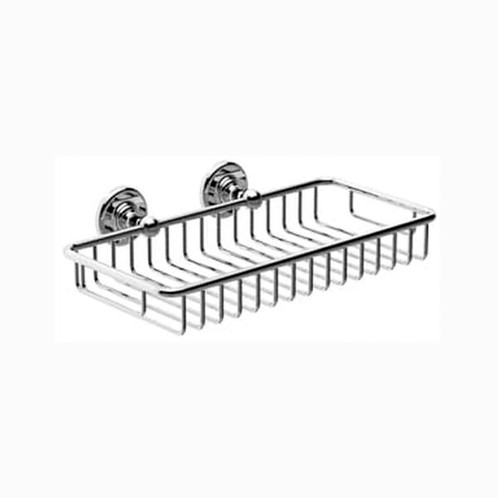 Chrome Plated Samuel Heath Antique Large Soap Basket N4326