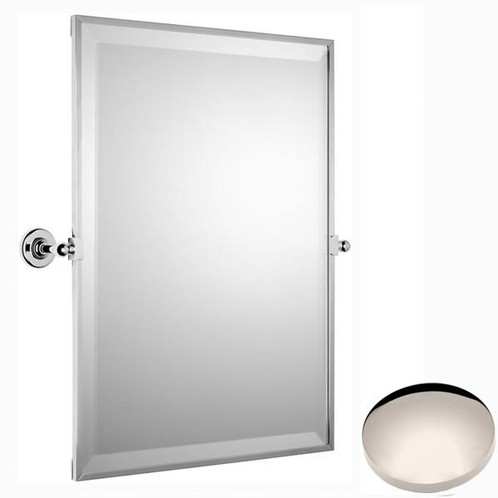 Polished Nickel Samuel Heath Antique Framed Verticle Mirror N4343