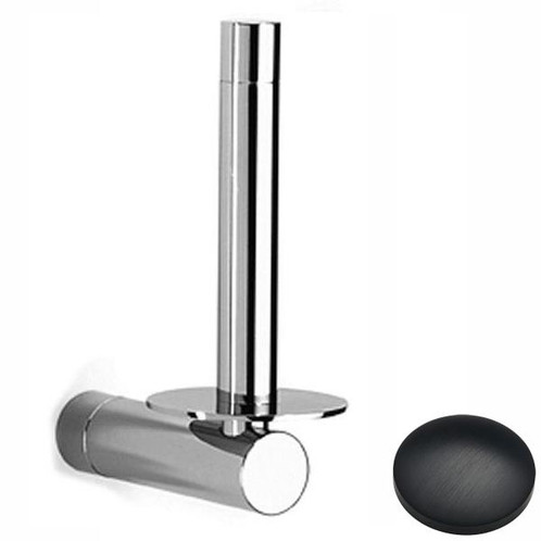 Matt Black Chrome Samuel Heath Xenon Spare Toilet Roll Holder N5031