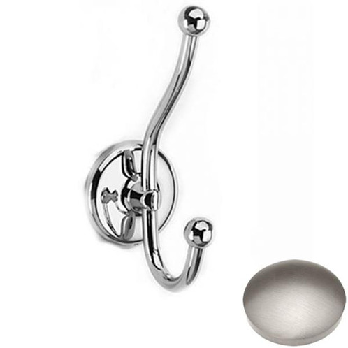 Stainless Steel Finish Samuel Heath Novis Double Robe Hook N1039