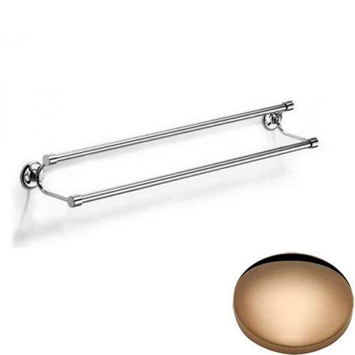 Antique Gold Samuel Heath Novis Double Towel Rail N1301