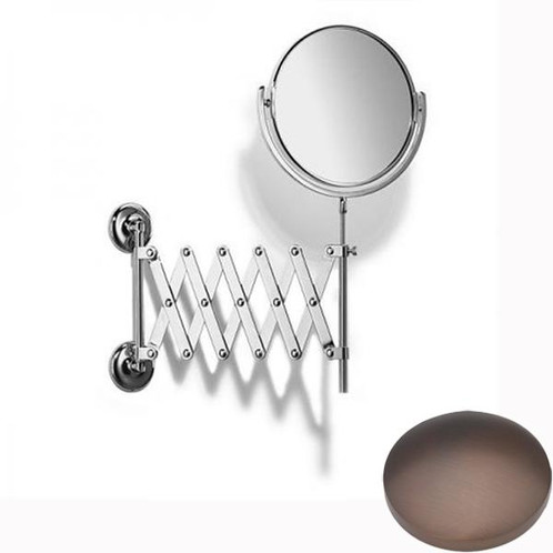 City Bronze Samuel Heath Novis Extending Mirror Plain / Magnifying L1108