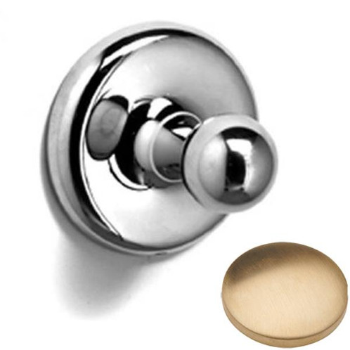 Brushed Gold Unlacquered Samuel Heath Novis Robe Ball Hook N1032