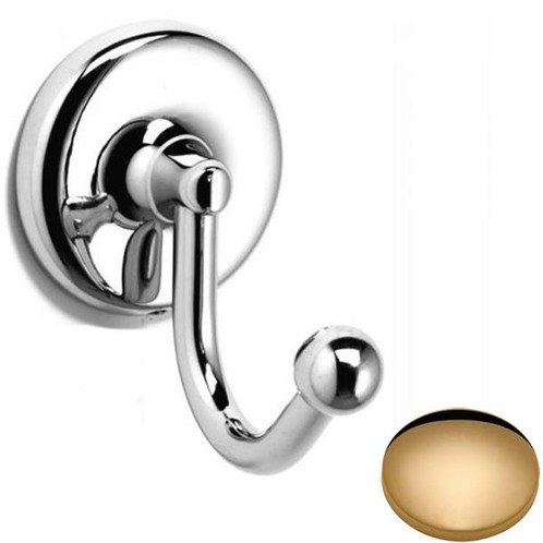 Non-Lacquered Brass Samuel Heath Novis Robe Hook N1048