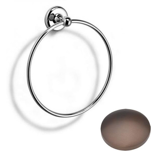 City Bronze Samuel Heath Novis Towel Ring N1098