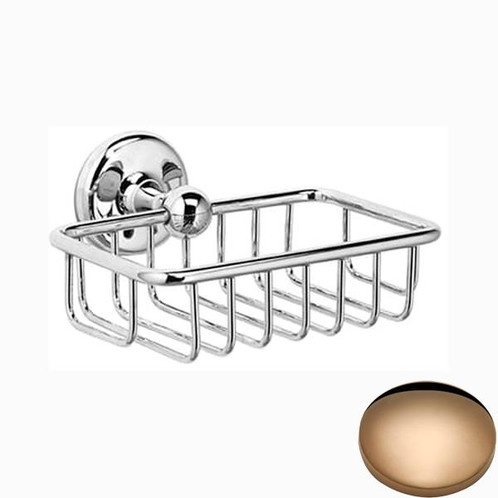 Antique Gold Samuel Heath Novis Soap Basket N1030