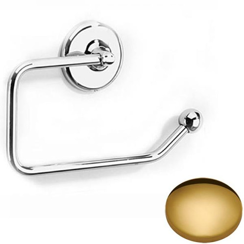 Polished Brass Samuel Heath Novis Toilet Paper Holder N1037