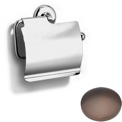 City Bronze Samuel Heath Novis Toilet Roll Holder With Cover N1037-C