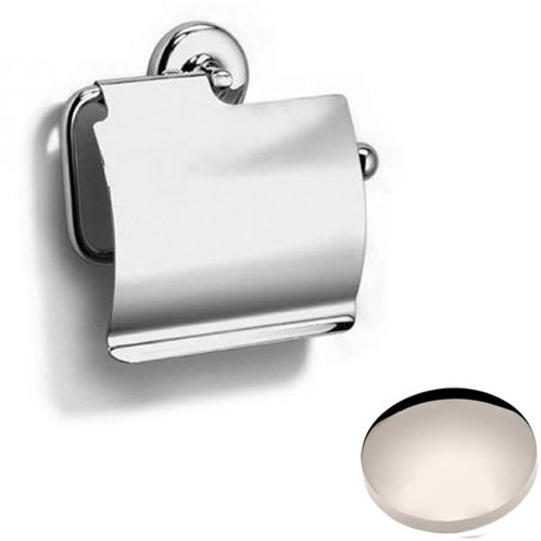 Polished Nickel Samuel Heath Novis Toilet Roll Holder With Cover N1037-C