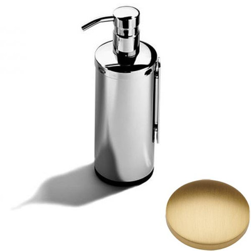 Brushed Gold Matt Samuel Heath Novis Wall Mounted Soap Dispenser L303 