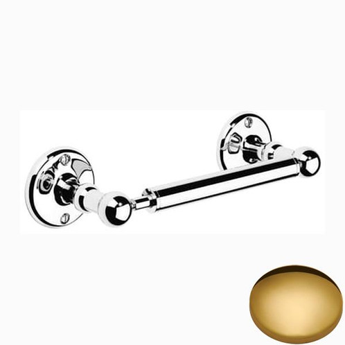 Polished Brass Samuel Heath Curzon Double Post Toilet Roll Holder N52