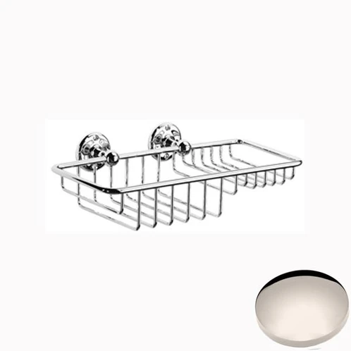 Polished Nickel Samuel Heath Curzon Soap & Sponge Basket N26-W
