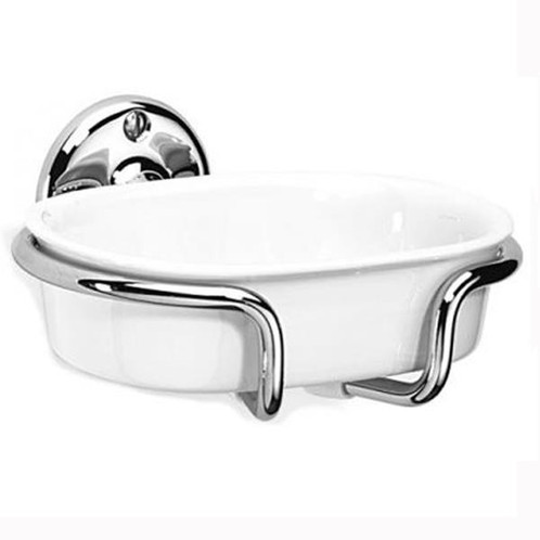 Chrome Plated Samuel Heath Curzon Soap Holder N34