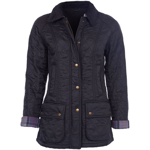 Black Barbour Womens Beadnell Polarquilt Jacket