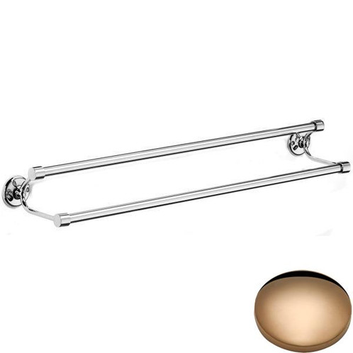 Antique Gold Samuel Heath Curzon Double Towel Rail N2301