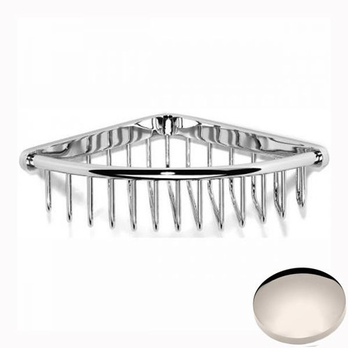 Polished Nickel Samuel Heath Corner Shower Basket N156