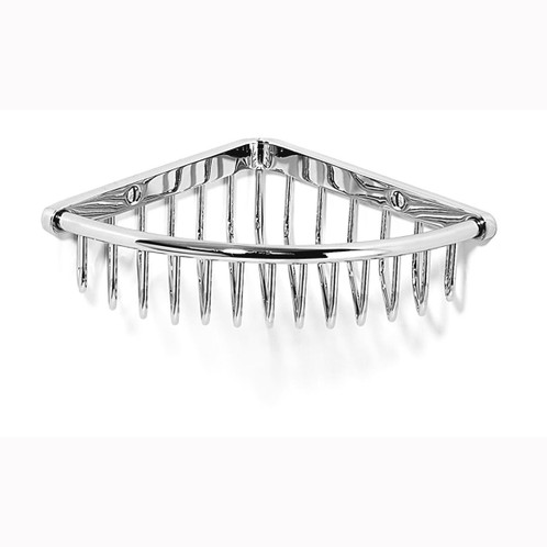 Chrome Plated Samuel Heath Corner Shower Basket N36