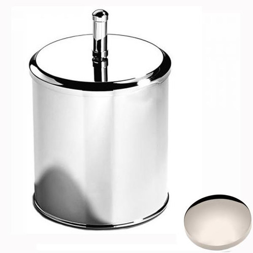 Polished Nickel Samuel Heath Bathroom Bin With Lid L12