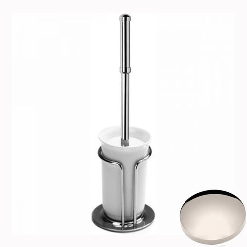 Polished Nickel Samuel Heath Freestanding Toilet Brush L40