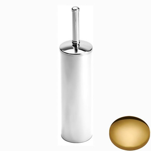 Polished Brass Samuel Heath Freestanding Toilet Brush L44