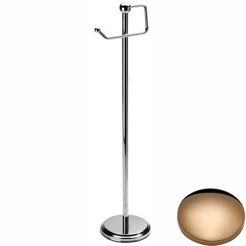 Antique Gold Samuel Heath Freestanding Toilet Roll Holder L228