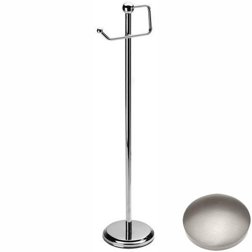 Stainless Steel Finish Samuel Heath Freestanding Toilet Roll Holder L228