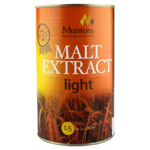 Youngs 1.5kg Muntons Light Plain Malt Extract