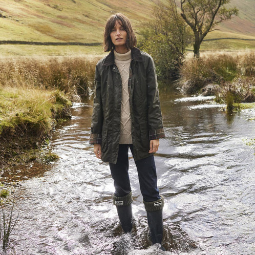 Barbour Womens Beadnell Wax Jacket Lifestyle