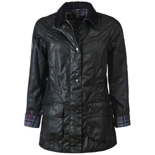 Black Barbour Womens Beadnell Wax Jacket