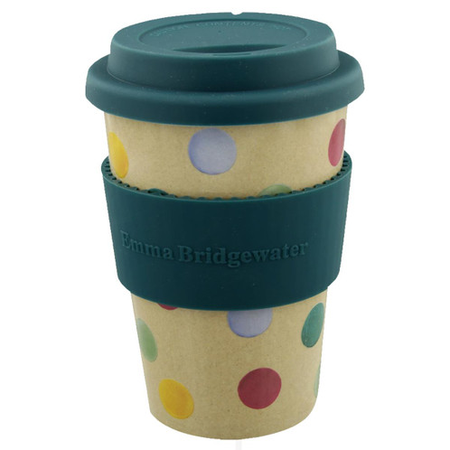 Emma Bridgewater Polka Dot Rice Husk Travel Mug Emma Bridgewater Polka Dot Rice Husk Travel Mug