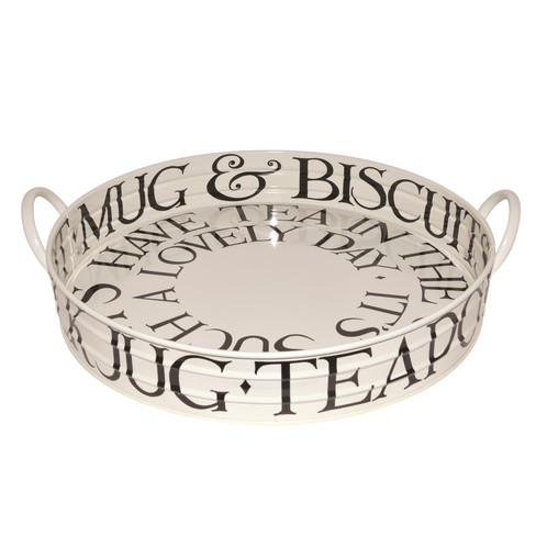 Black Toast Emma Bridgewater Large Handled Tray