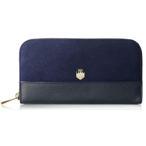 Navy Fairfax & Favor Womens Salisbury Purse