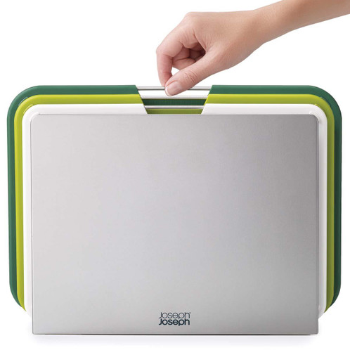 Green Joseph Joseph Nest Boards Large 3 Piece Set use