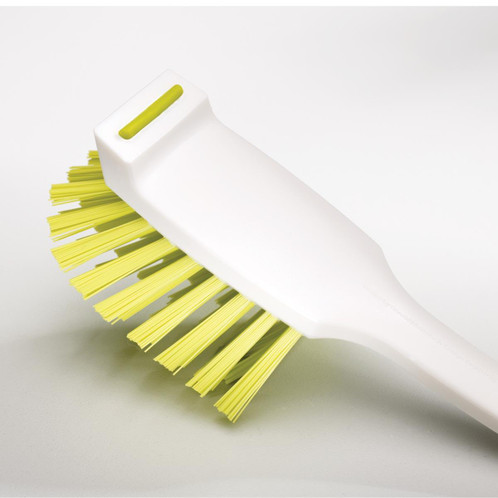 Green Joseph Joseph Edge Dish Brush scraper
