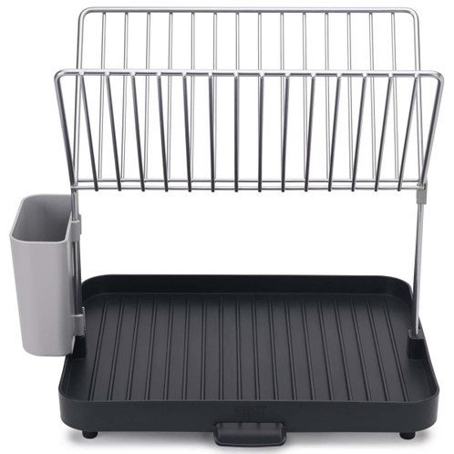 Grey Joseph Joseph Y-rack Dishdrainer front