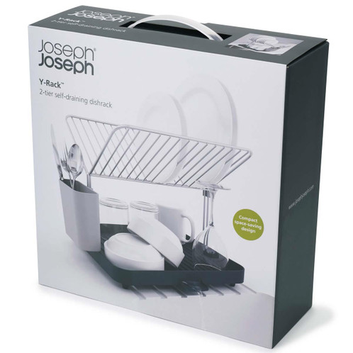 Grey Joseph Joseph Y-rack Dishdrainer packaging
